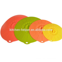 Top Sell Durable Easy-using As Seen On TV Silicone Stretch Lid/Silicone Pot Cover Lid/Silicone Suction Lid